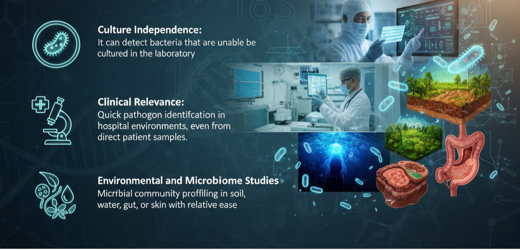 Strengths of 16S rRNA