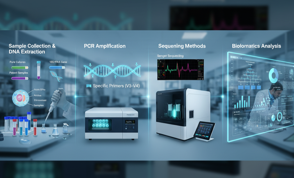 Workflow Overview of 16s rrna gene