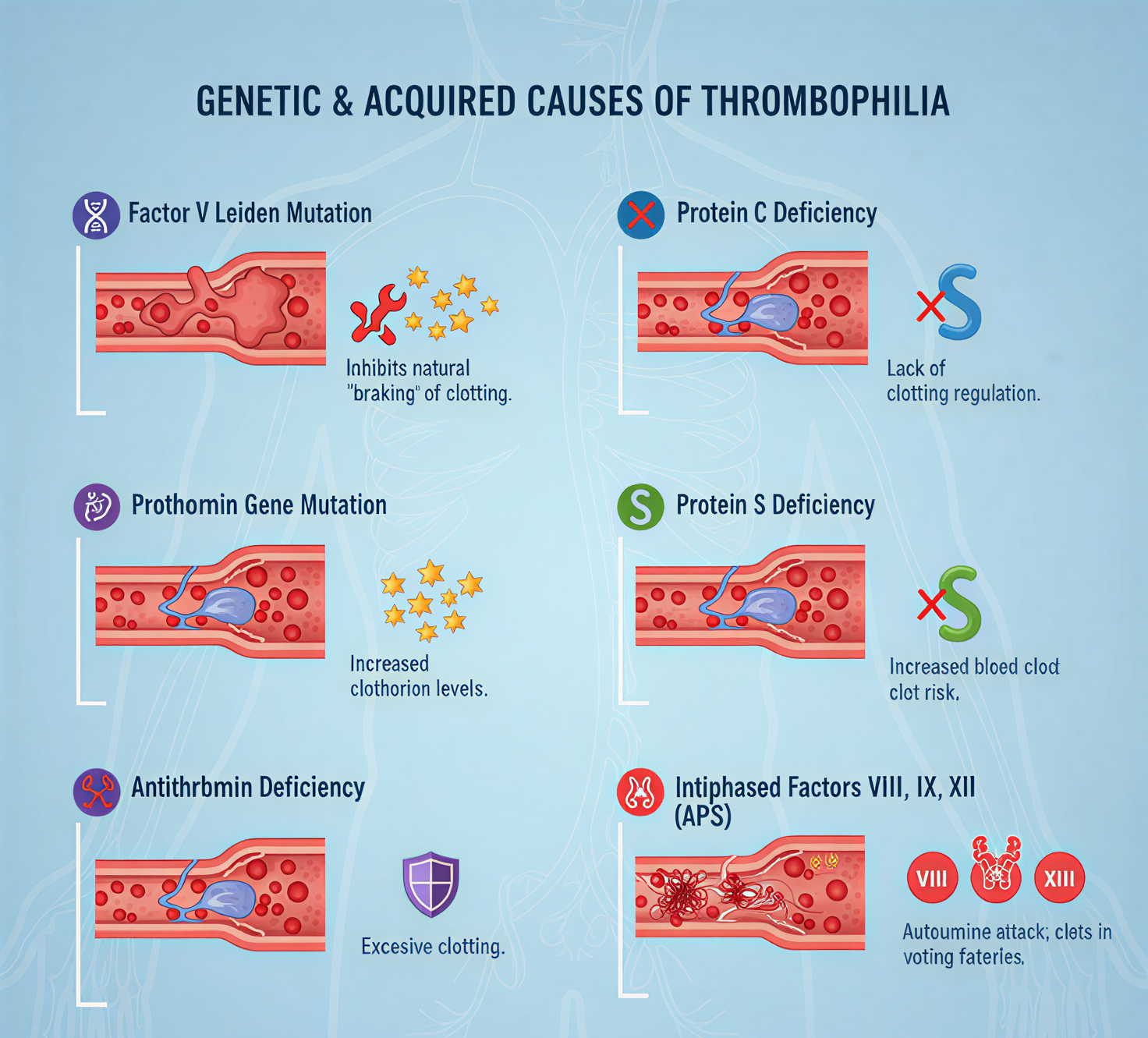 Types of Blood Clotting Disorders